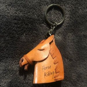 Varca leather horse key chain